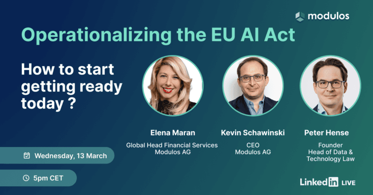 Operationalizing the EU AI Act – How to start getting ready today?